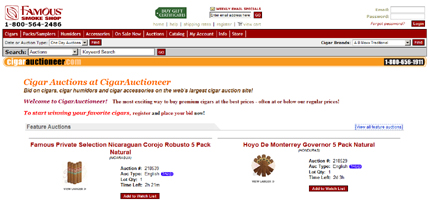 Cigar Auctioneer